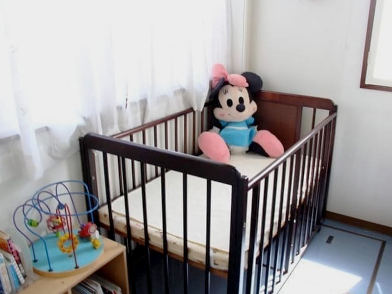 キッズスペースやベビーベッドをご用意しています